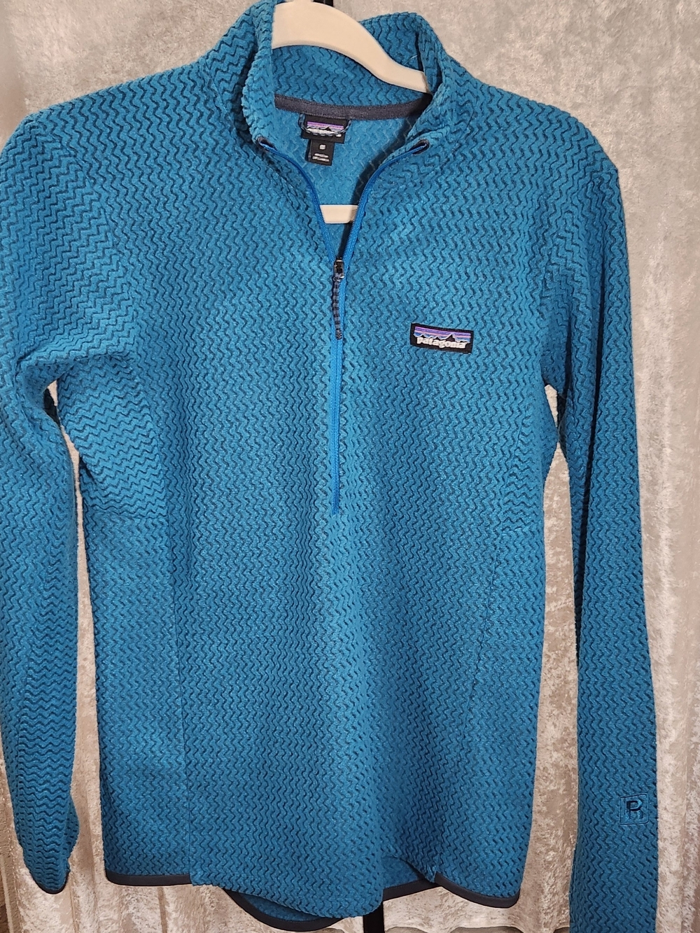 Patagonia Teal Women’s Better Sweater Quarter-Zip Fleece Pullover Sz M
